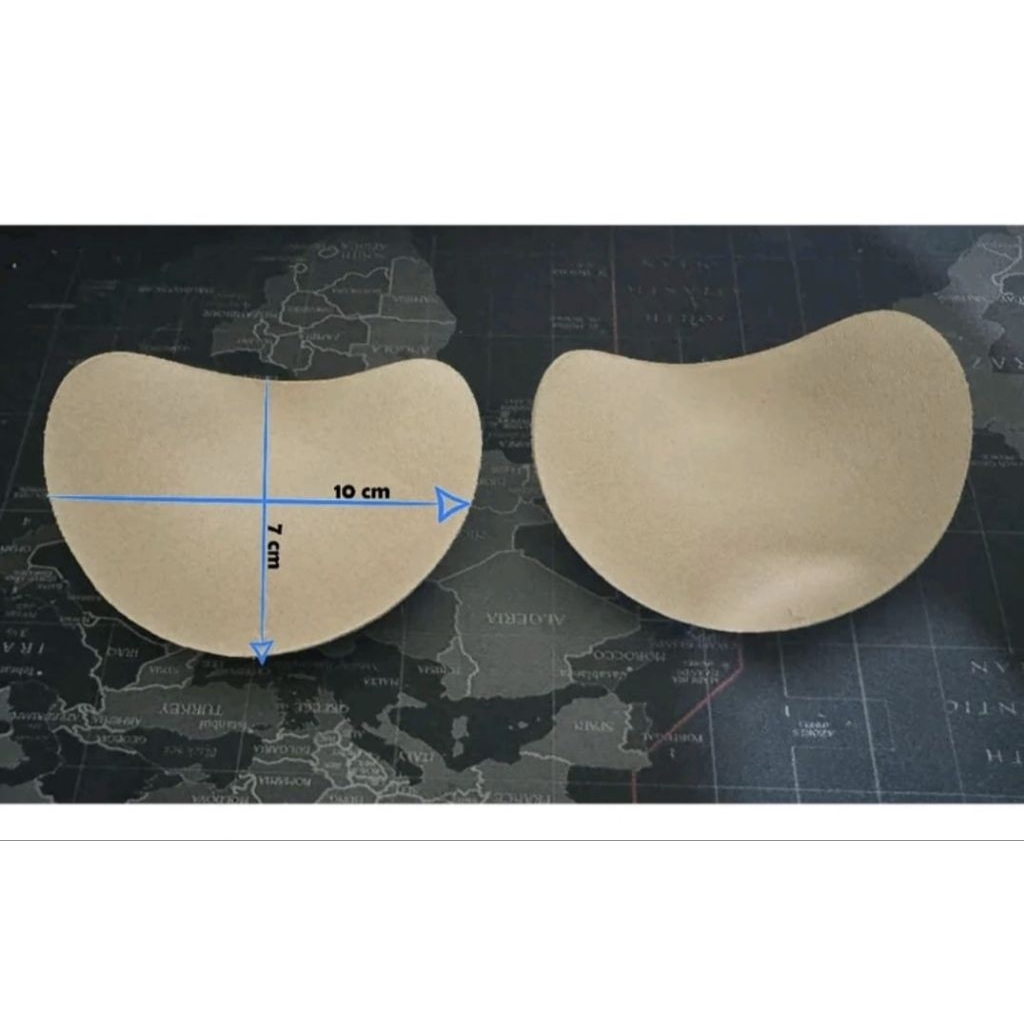 Cup Bra Pushup Pad Bra Cup Tambahan Busa Cup Bh Tempel