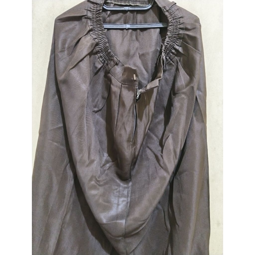 Rok pramuka jumbo bahan licin rempel / Bigsize/ Seragam Sekolah [PRELOVED]