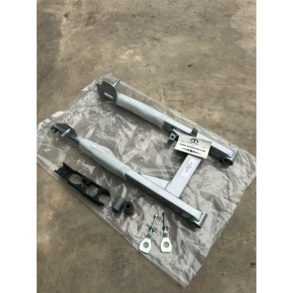 fork swing arem arm lengan ayun roda belakang arem kirana 125 karisma kharisma x/d SILVER tebal bagu