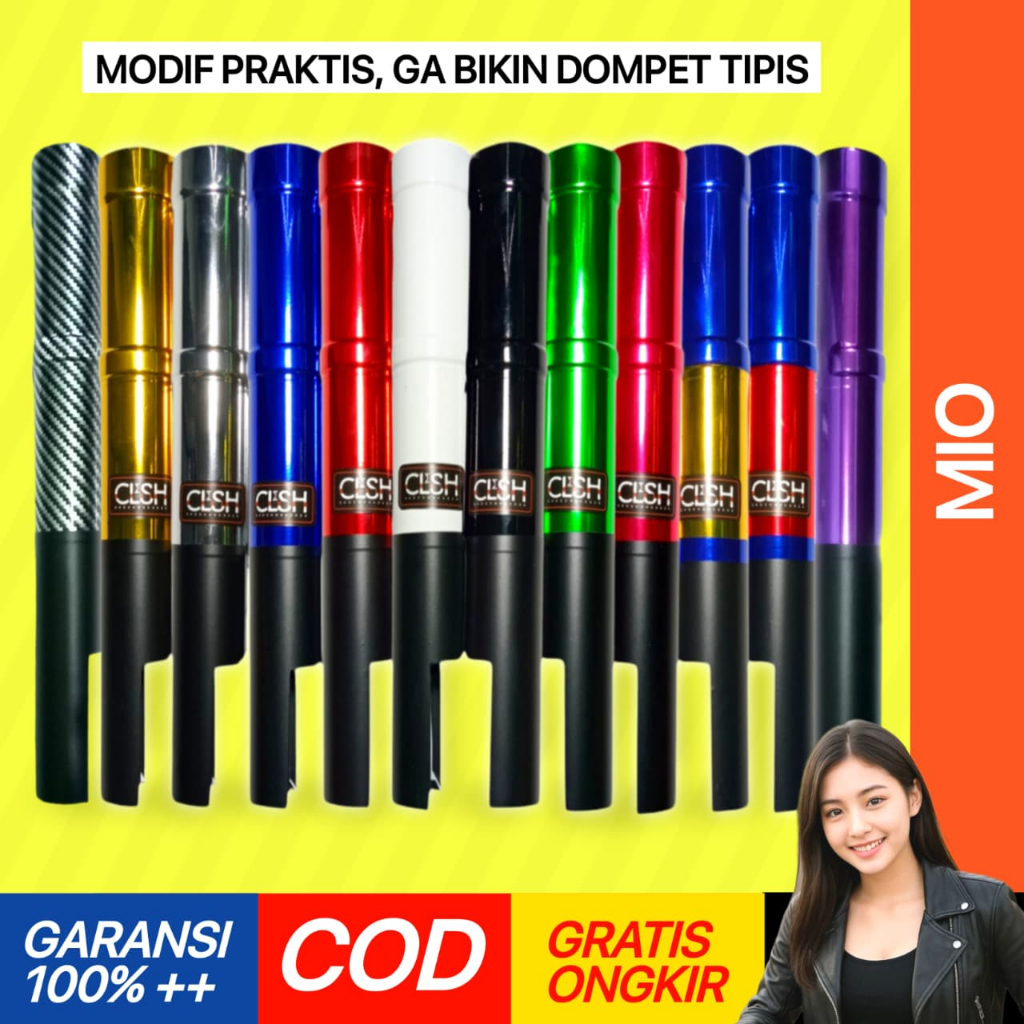 Shopizen Cover Shock Sok Depan Mio All Smile Fino Sporty M3 J Z Soul Gt Karbu Fi 150 155 160 Old New