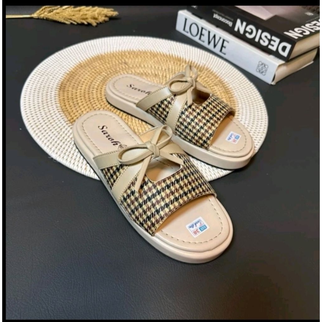 SANDAL SPON WEDGES RAJUT PITA TERBARU
