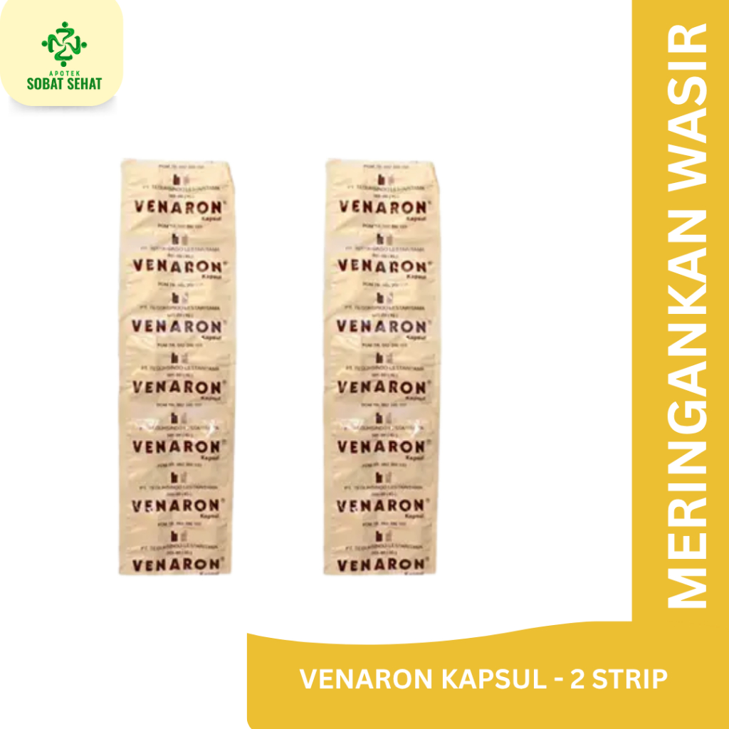 VENARON KAPSUL - Meringankan Gejala Wasir