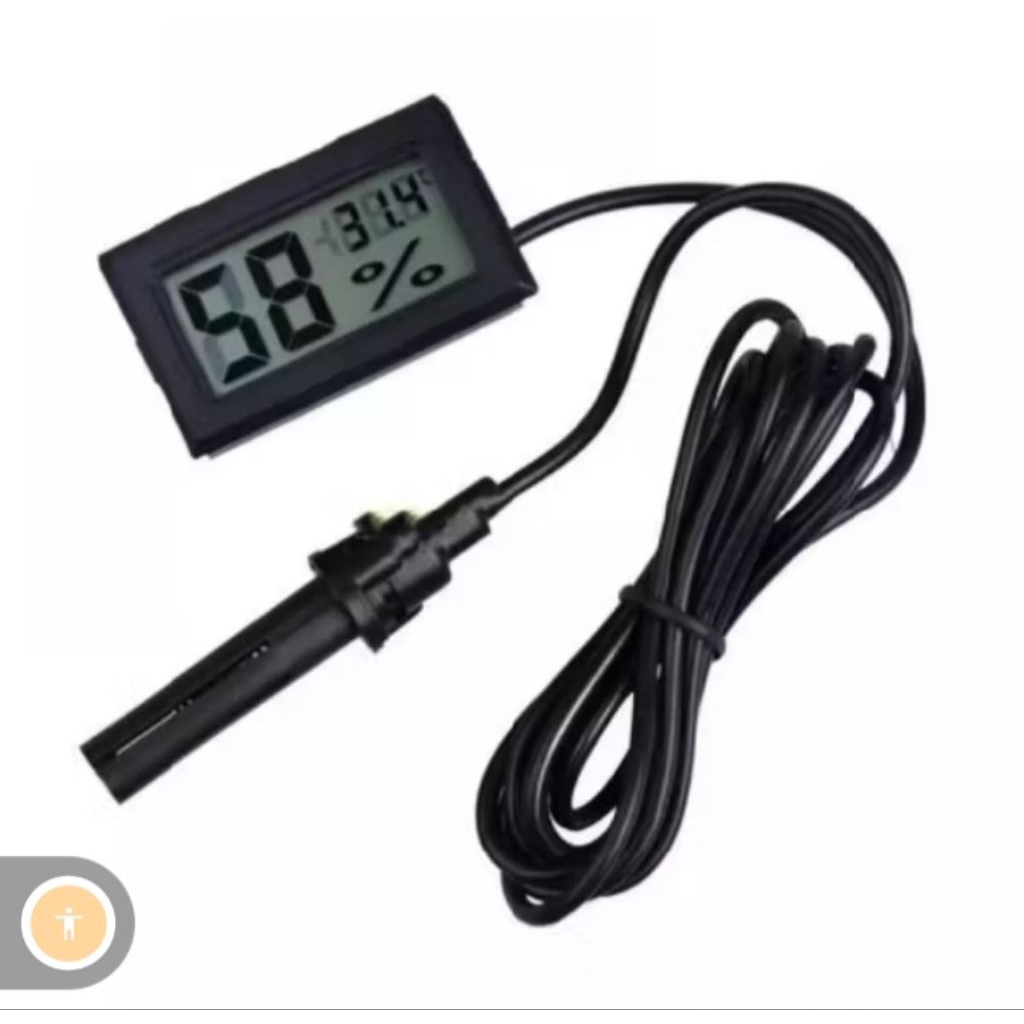 Mini Digital Thermometer & Hygrometer with Probe