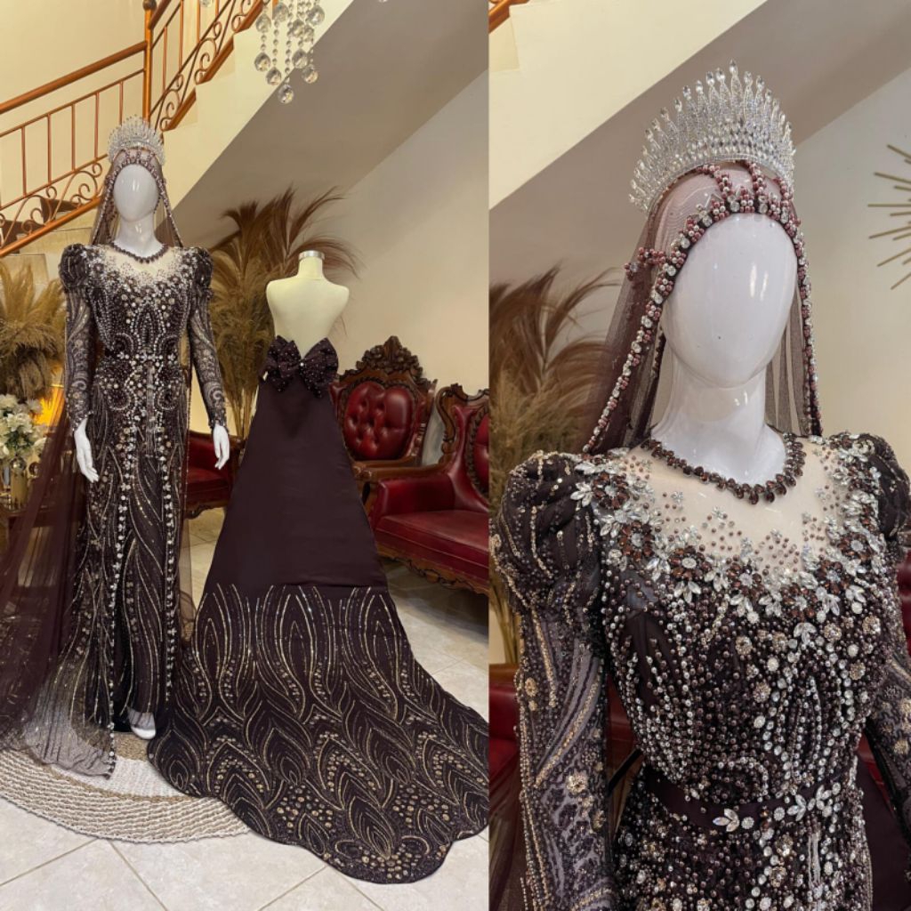 slim dress pengantin ekor congsam | slim ekor congsam 2in1 slim dress | slim pengantin | slim dress 