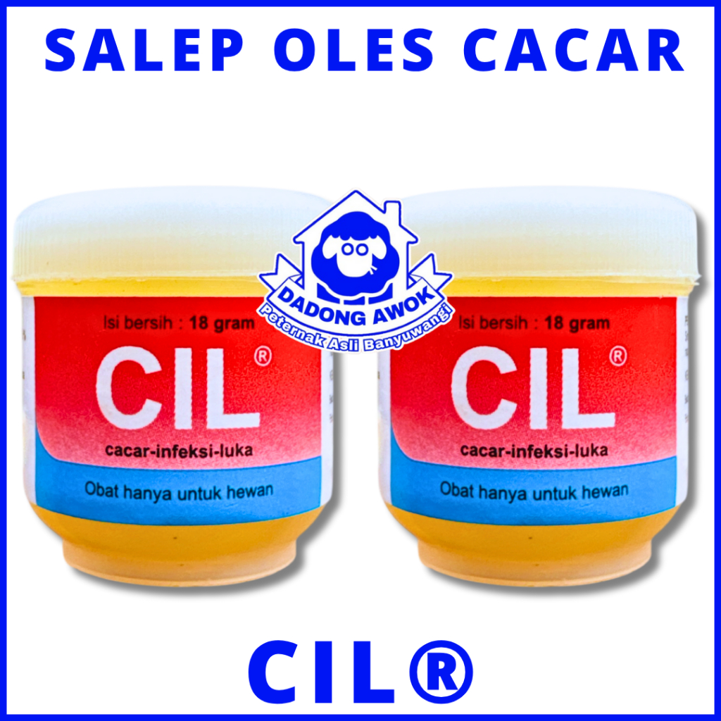 Cil cil obat Cacar luka hewan - salep obat luka ayam sapi kambing domba kelinci kucing dll medion