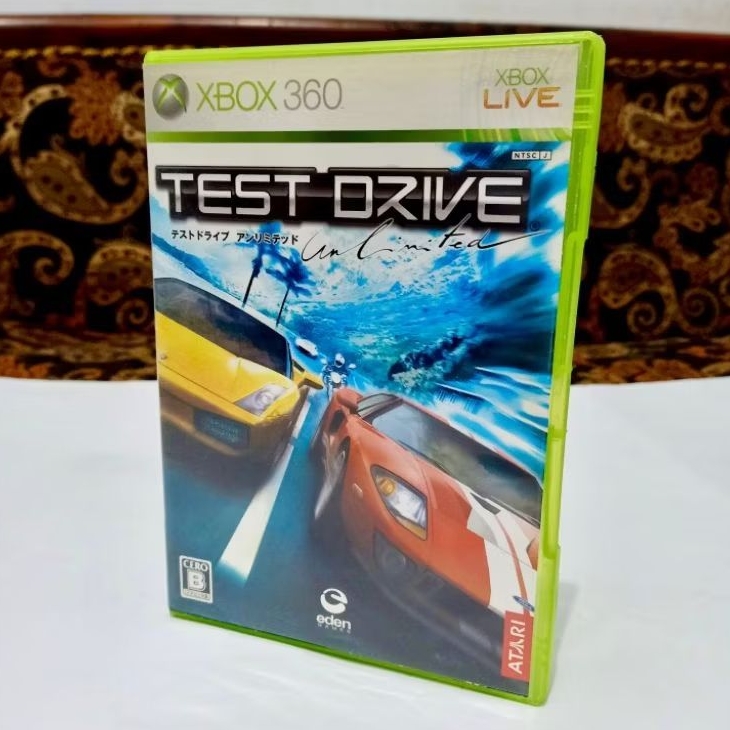 Dvd Kaset Ori Original Test Drive Unlimited TDU Xbox 360