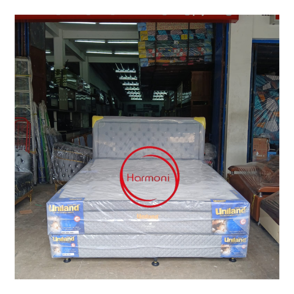 SPRINGBED UNILAND PARADISE SET UNILAND PLUSHTOP FREE ONGKIR SERANG KOTA