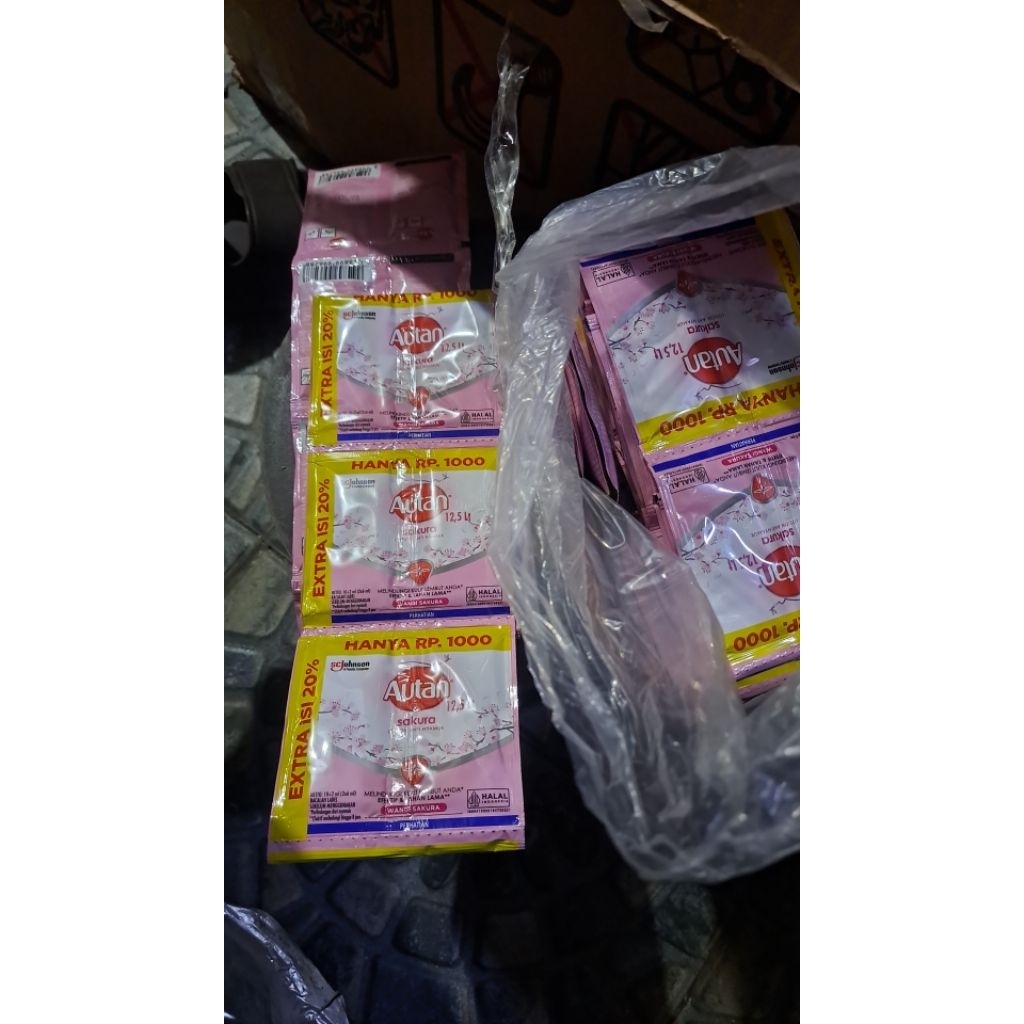 autan sakura sachet, isi 12 sachet