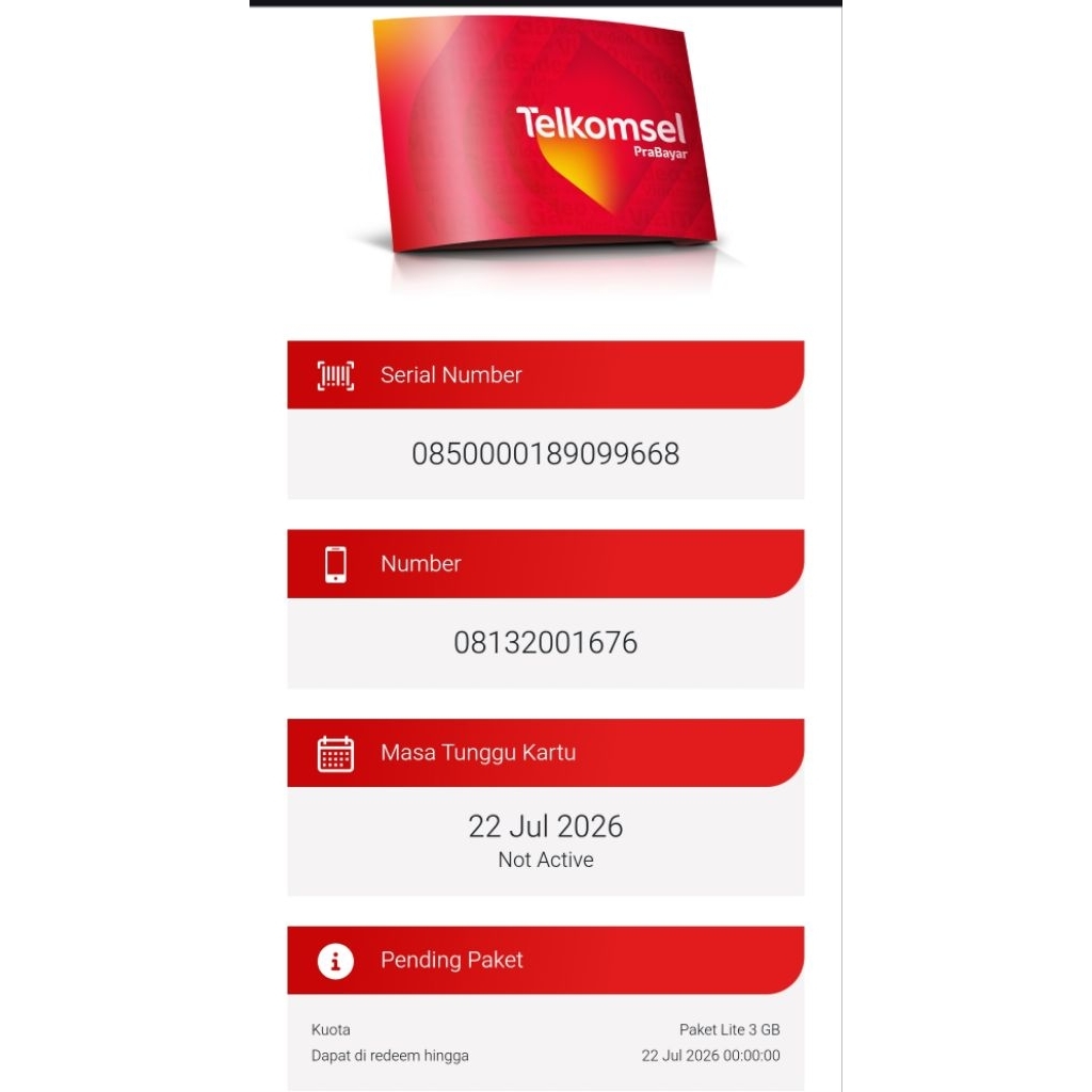 Nomor Cantik SIMPATI NEW 11 digit 0813