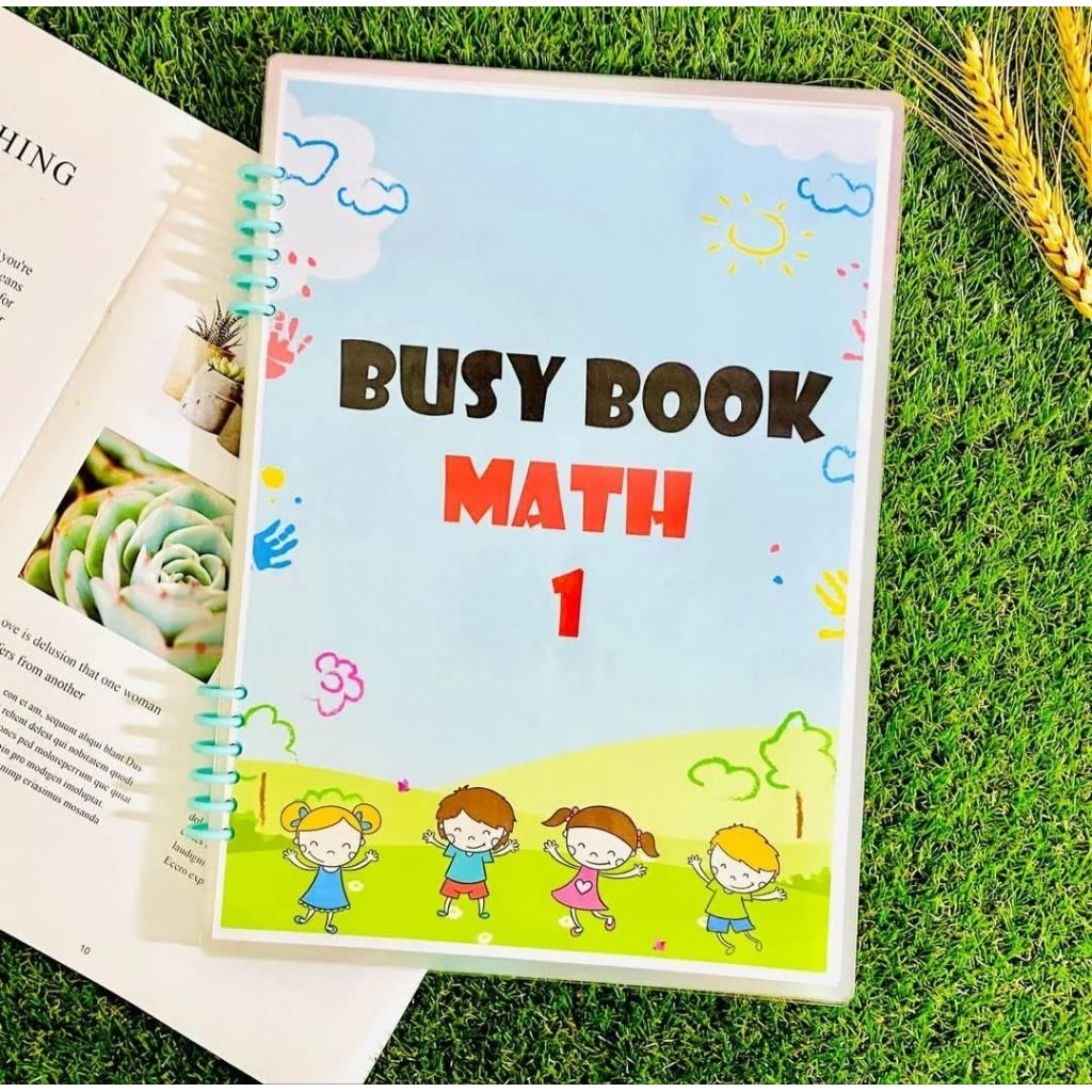 Busy Book Math – Buku Aktivitas Matematika Interaktif untuk Anak PAUD & TK