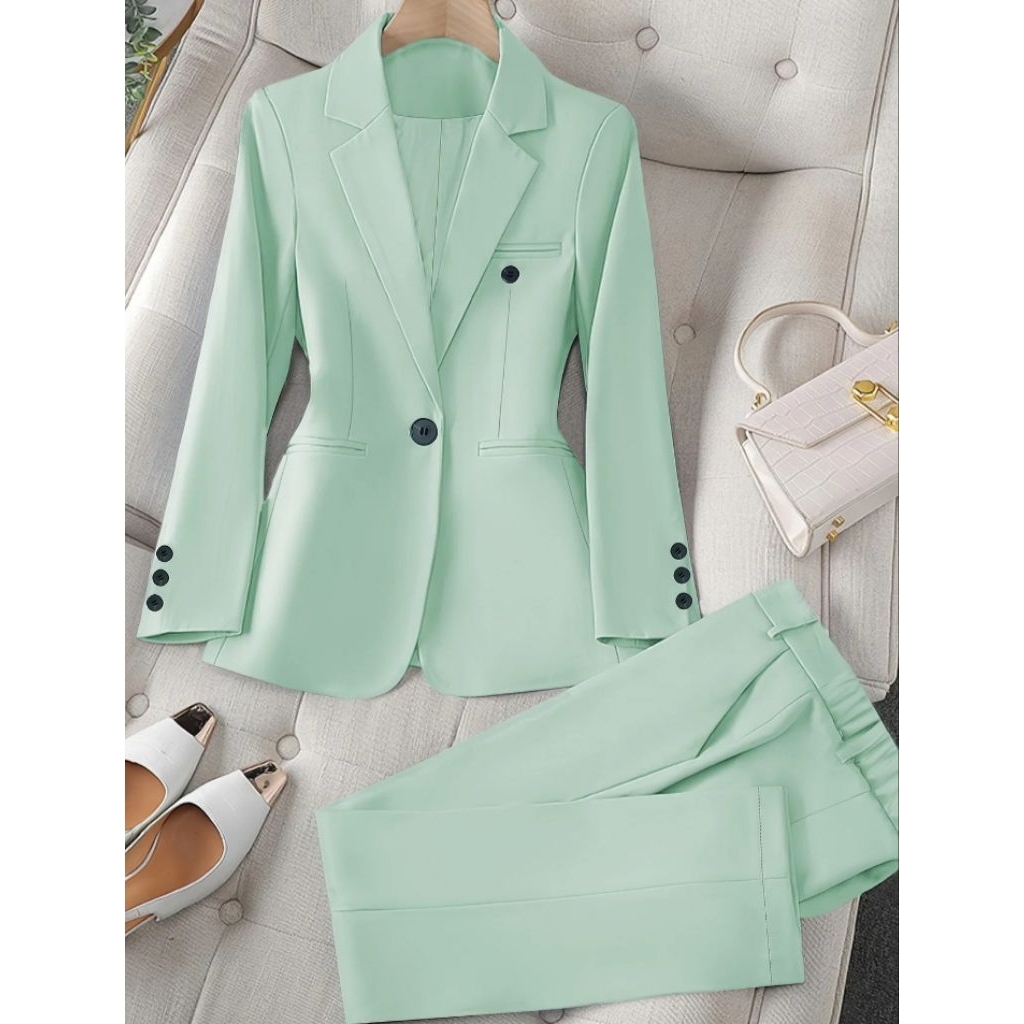 Setelan Jas Kerja Wanita Jas Kuliah Wanita Setelan Jas Kantor