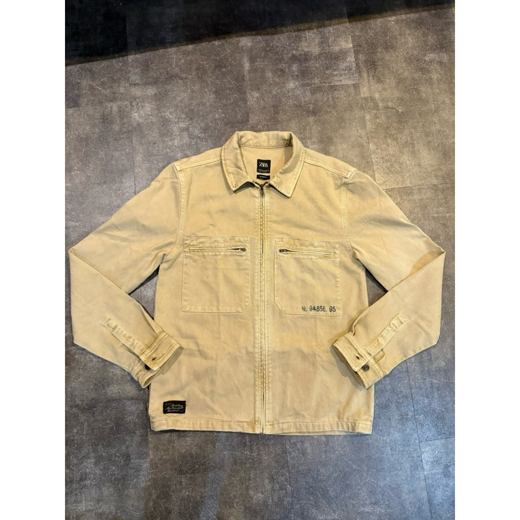 Jaket zara dnwr work jacket kanvas detroit denim wear