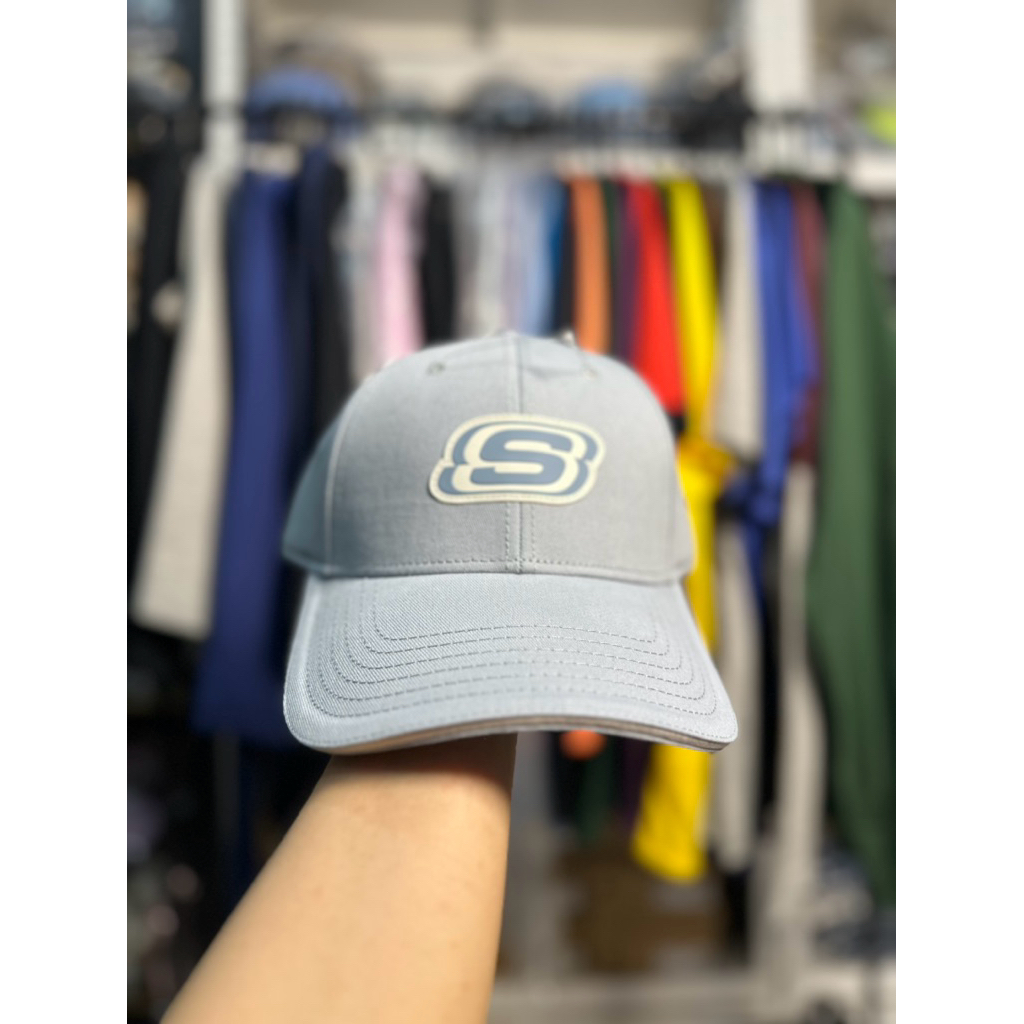 TOPI PRIA WANITA SKECHERS CAP UNISEX ZBB55WBLR BLUE ORIGINAL 100% HAT