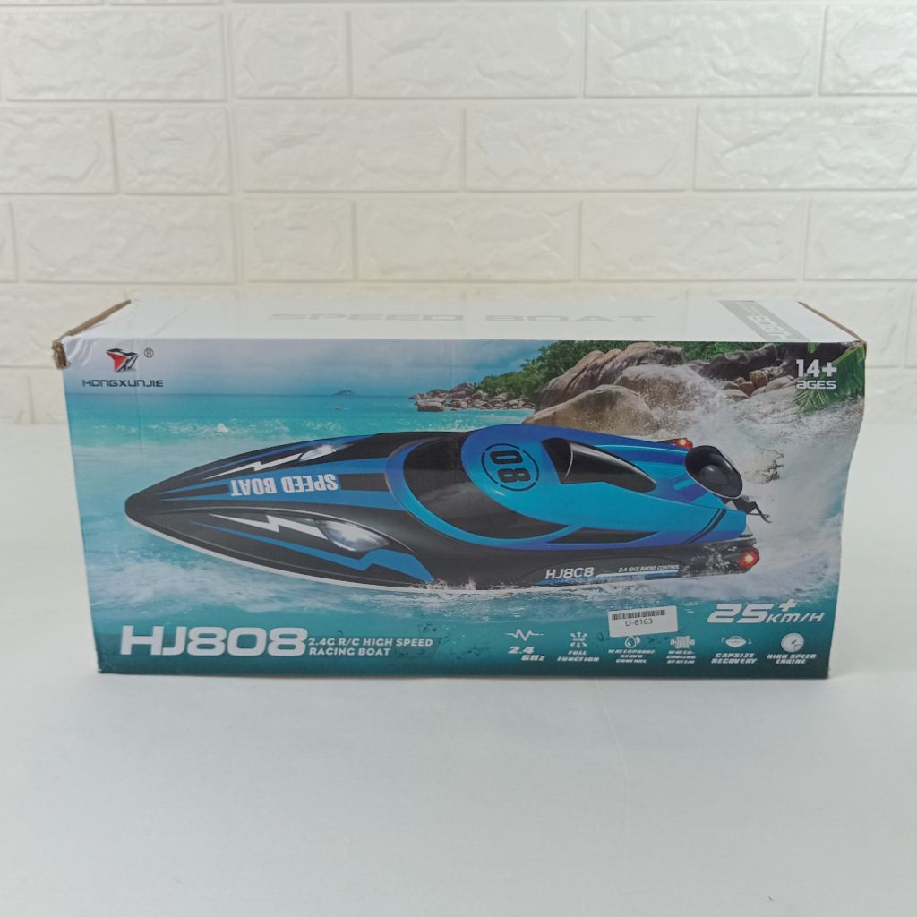 HJ808 RC Speed Boat 25km/jam NEW