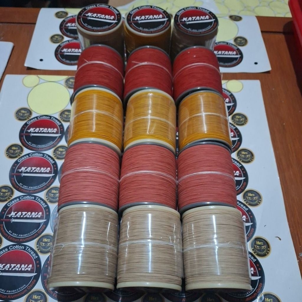 GELASAN katun KATANA super quality silicone crystal size 50/2'core.2000'yard