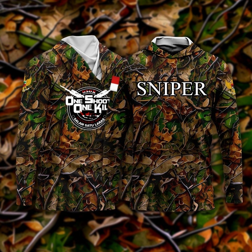 baju camo berburu hunting sniper/costum berburu camo/Jersey hunting sniper