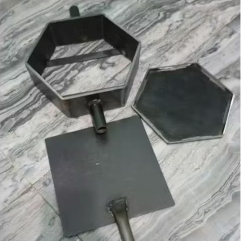 Cetakan Paving Block 20cm segi enam lengkap Penumbuk Cetak Paping Blok Kon blok konblok