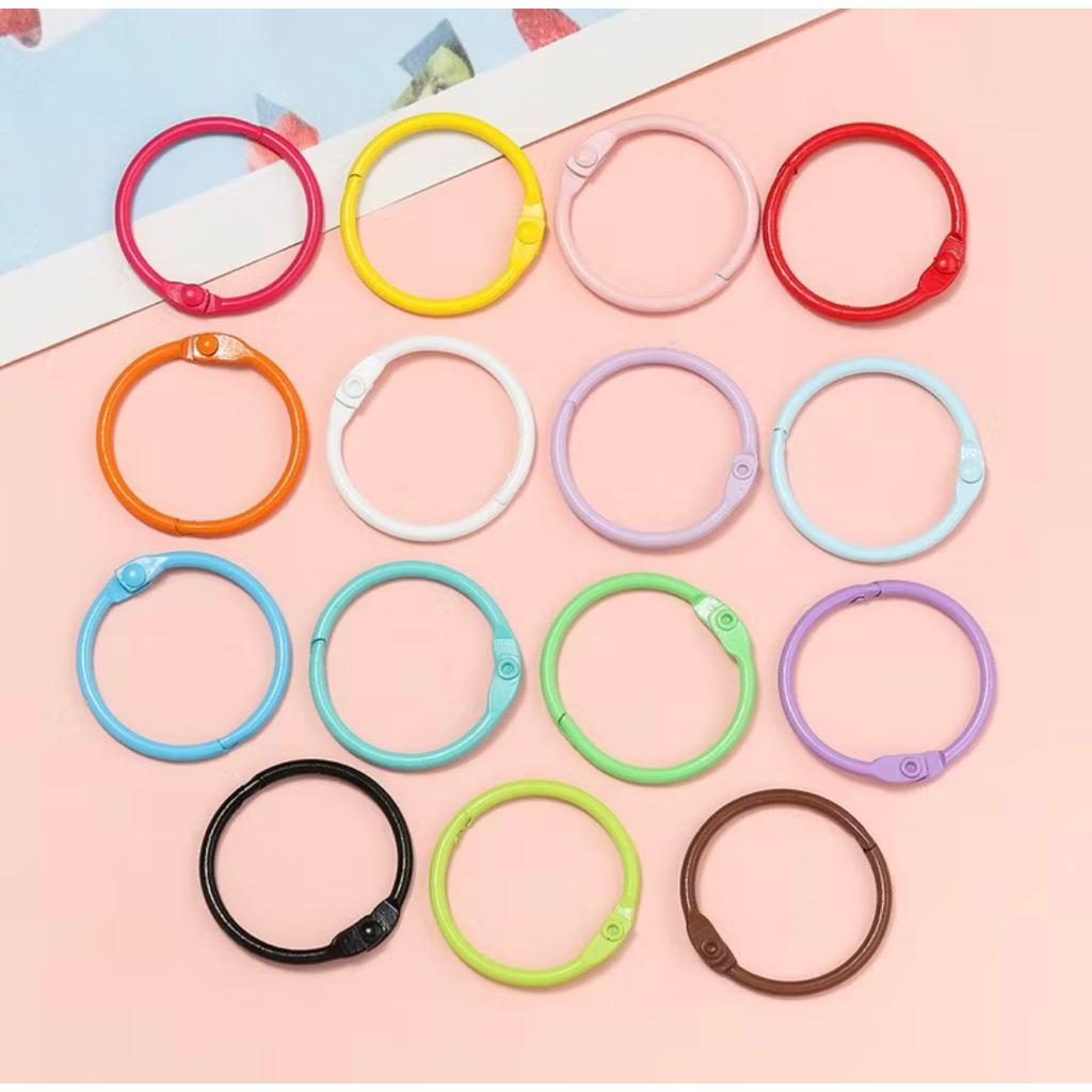 Carabiner Ring Besar / Pengait Bulat gantungan kunci/tas/tumblr