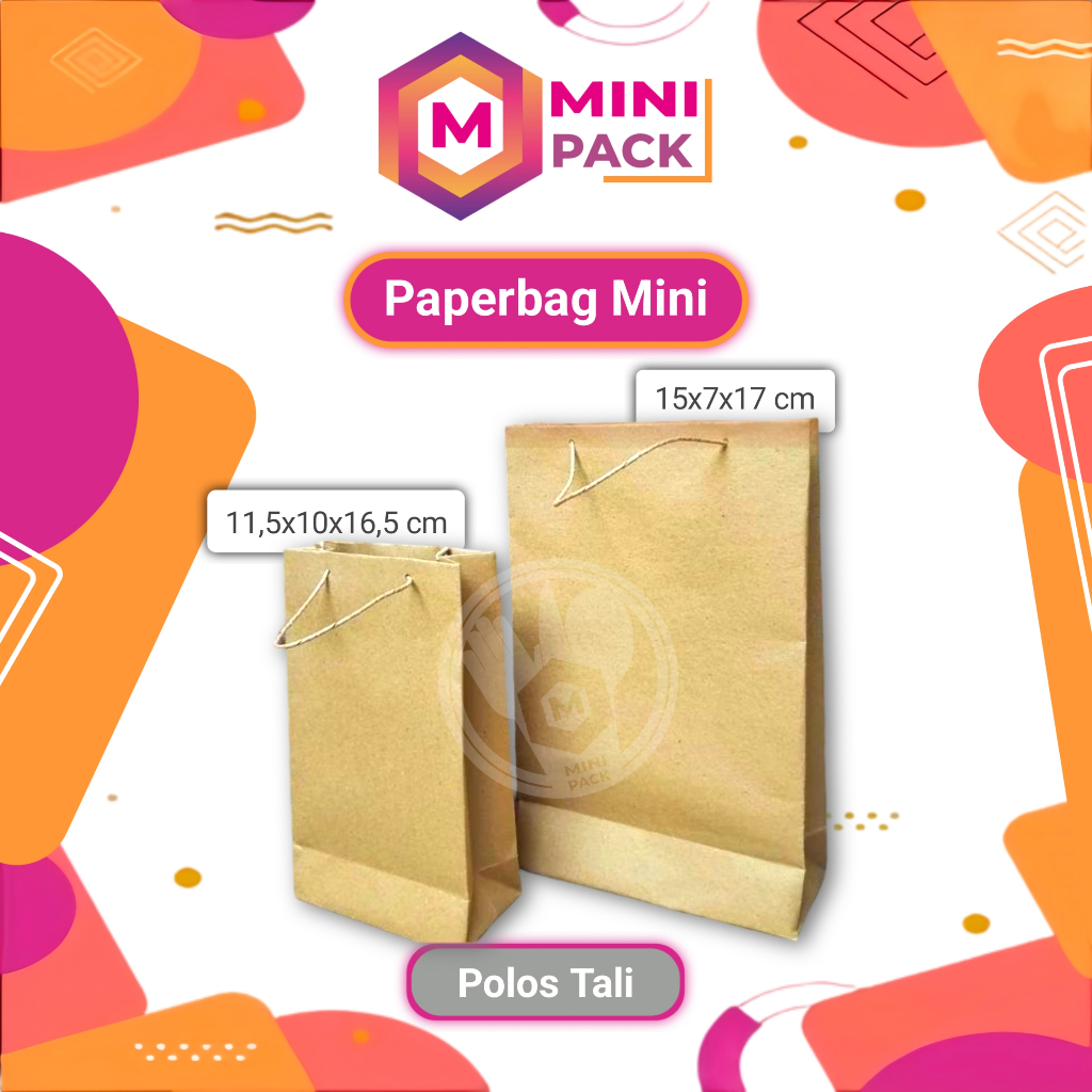 Paper Bag Tas Mug Souvenir Mini Snack Mug Toples Nastar Kue Cake Kering Jajan Jajanan Pasar Souvenir