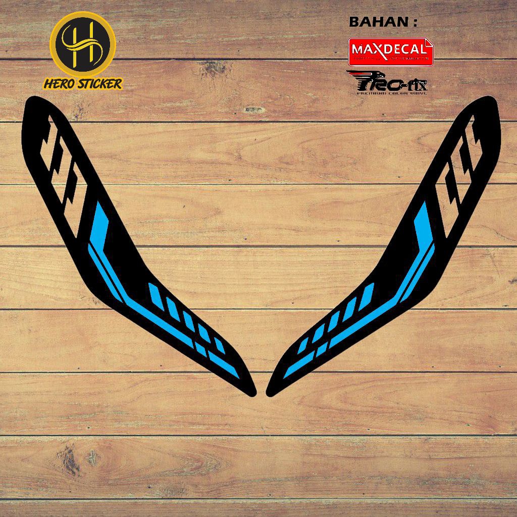 STIKER LAMPU ALIS VARIO 125 150 TAHUN 2023 stiker alis Vario new LED 125/150( satu pasang )
