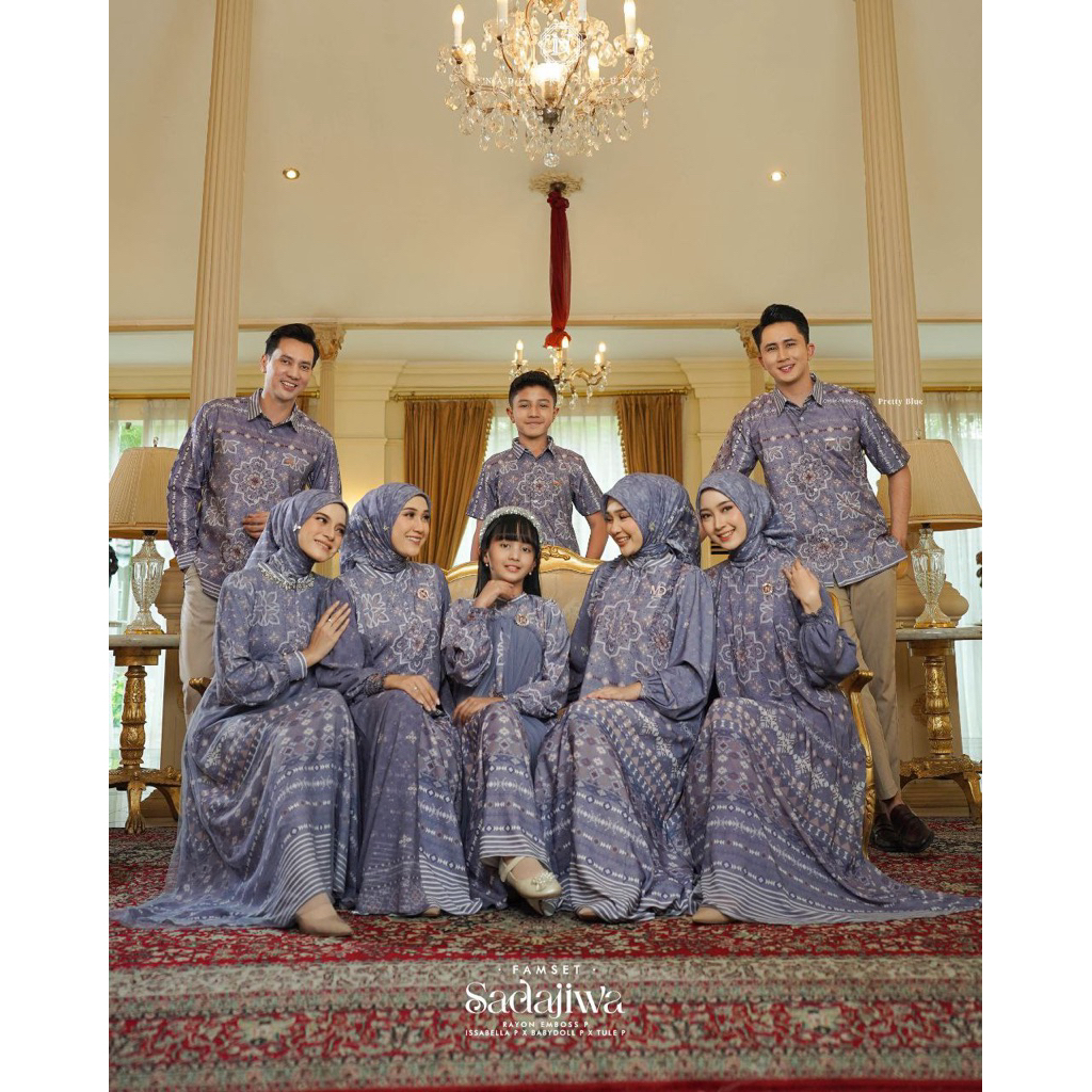 KEMEJA SADAJIWA NADHEERA LUXURY ATASAN PANJANG SARIMBIT NADHEERA LUXURY 2026