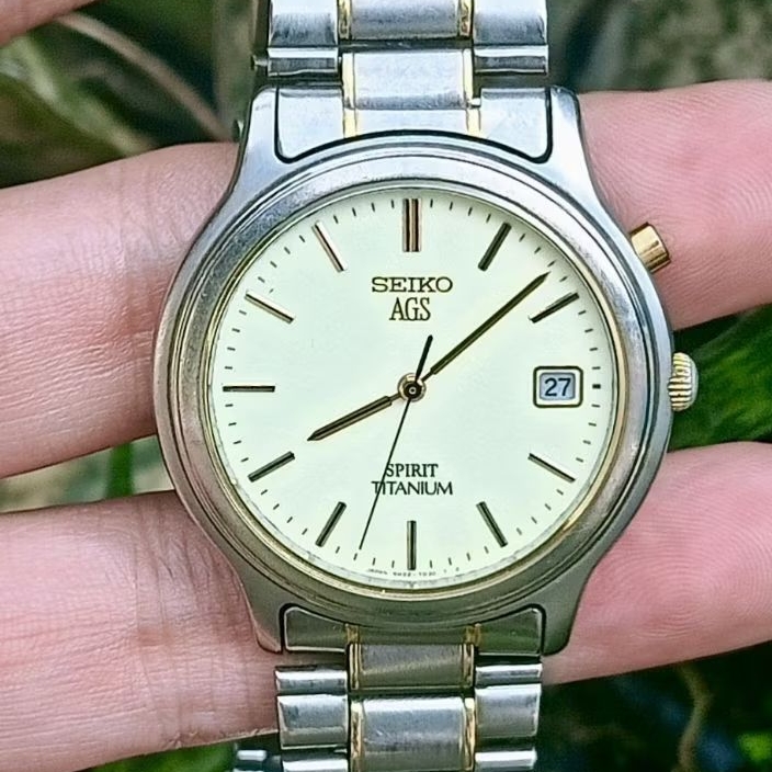 Jam Tangan Seiko AGS Spirit Titanium Original