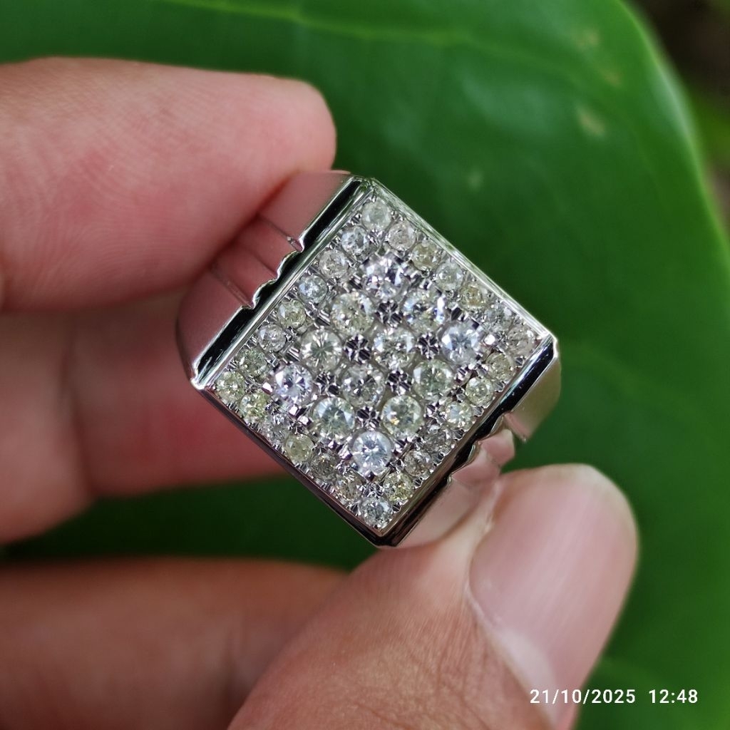 cincin pria berlian eropa ali elegan besar