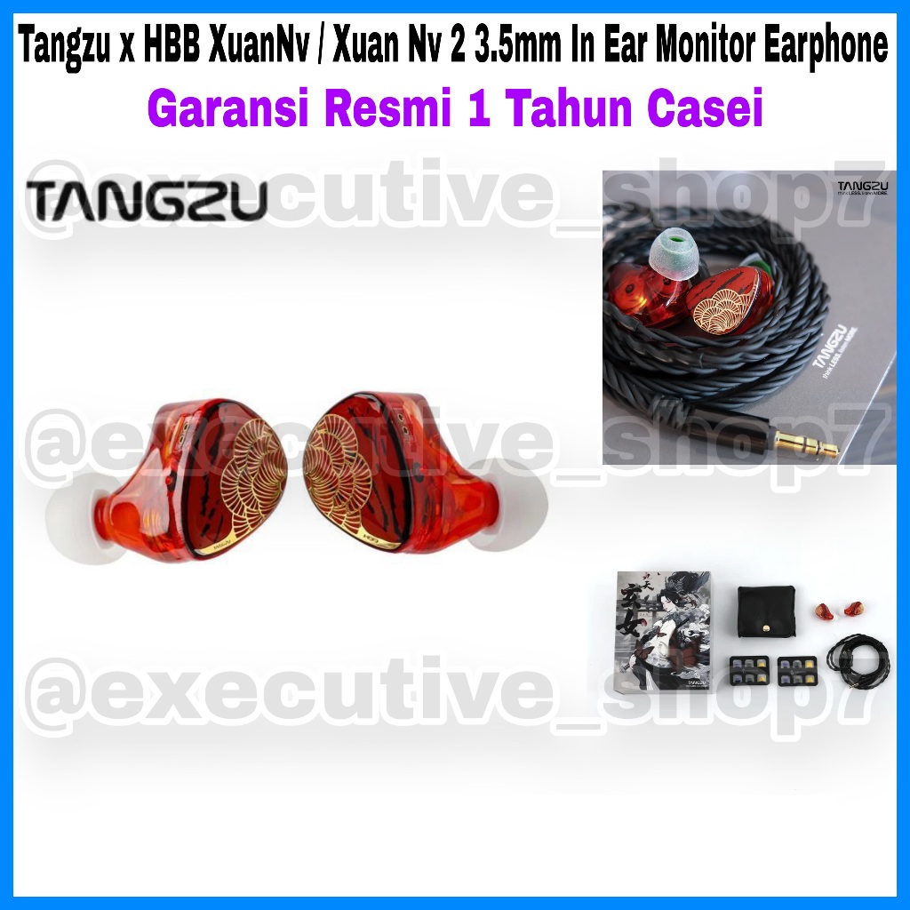 Tangzu X HBB XuanNv / Xuan Nv 3.5mm In Ear Monitor Earphone - Garansi Resmi 1 Tahun Casei