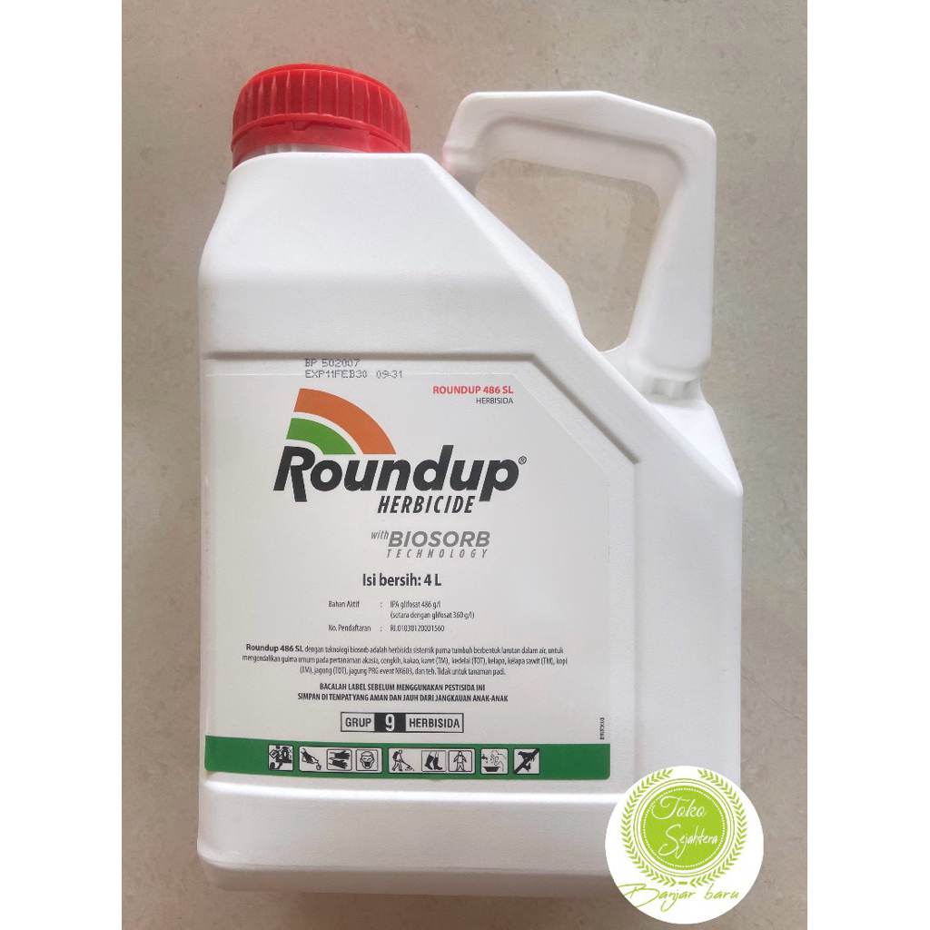 Herbisida sistemik ROUNDUP 4 Liter Best seller ORIGINAL