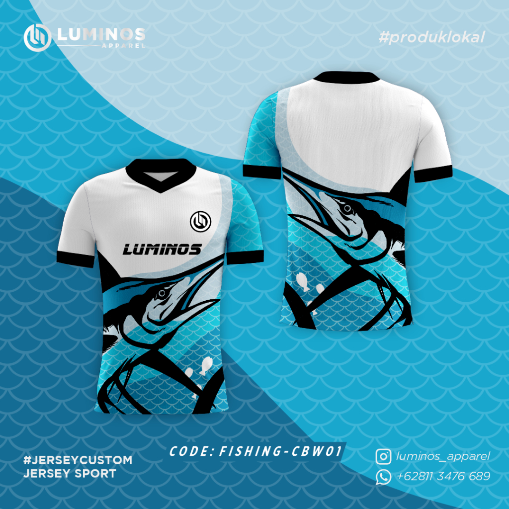 JERSEY MANCING CUSTOM | JERSEY FISHING | FREE DESIGN | JERSEY MURAH | JERSEY SPORT FREE DESIGN | FIS