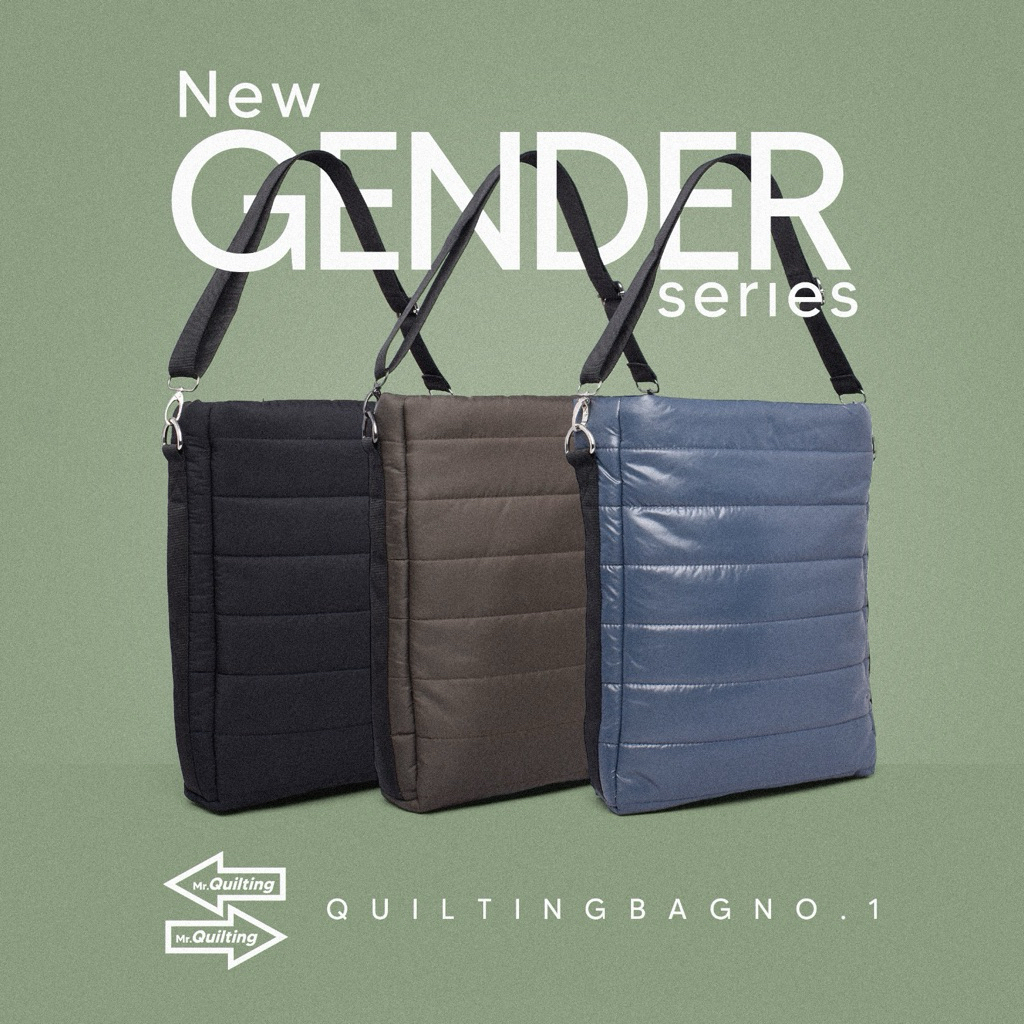 Mr.quilting tote bag gender series
