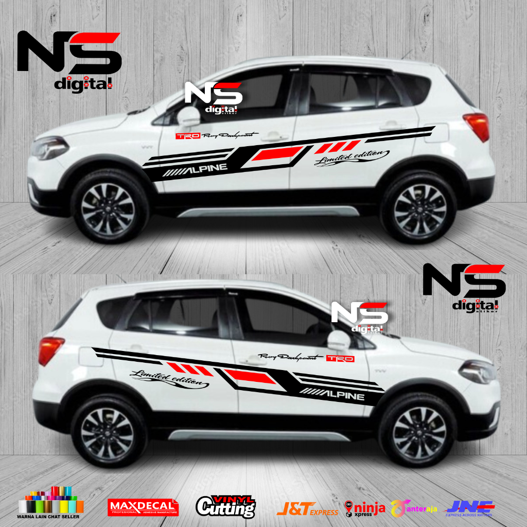 Stiker Mobil List Suzuki SX4 Sticker List Suzuki SX4 Keren