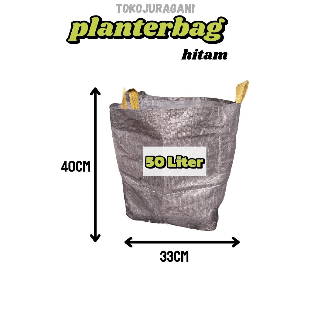 planter bag 50 liter super pot tanaman