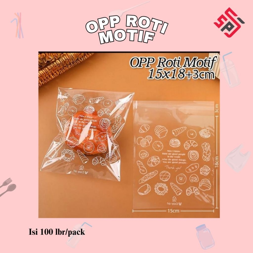 Plastik Roti/Plastik OPP Roti Motif
