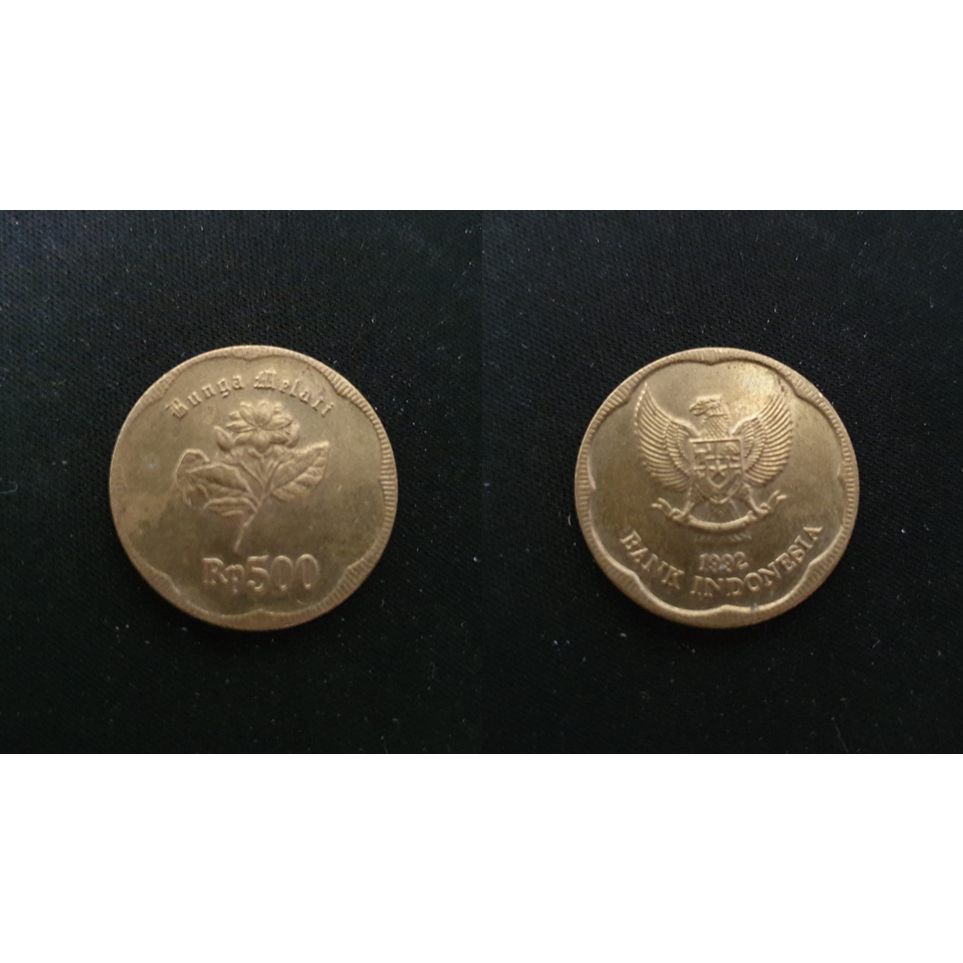 Uang koin 500 tahun 1992 bunga melati