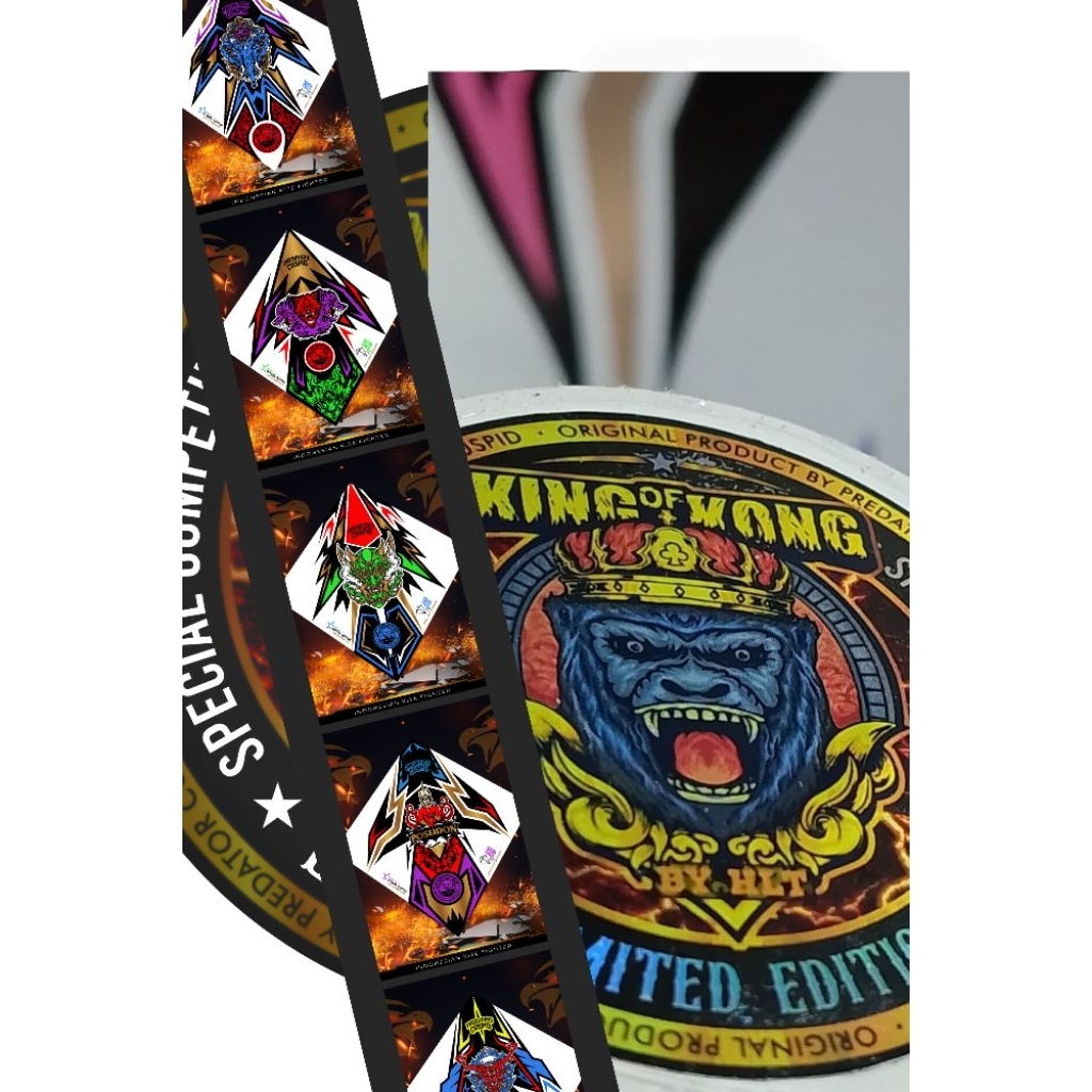 Gelasan Matot Abu KingKong Size 0.22 1600 Yard Dan Layangan Sukhoi Super Predators Cuspid Size 56 by