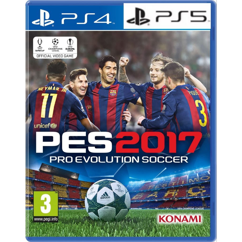 PES 2017 Full Game PS4 & PS5 Pes 17 Digital Download
