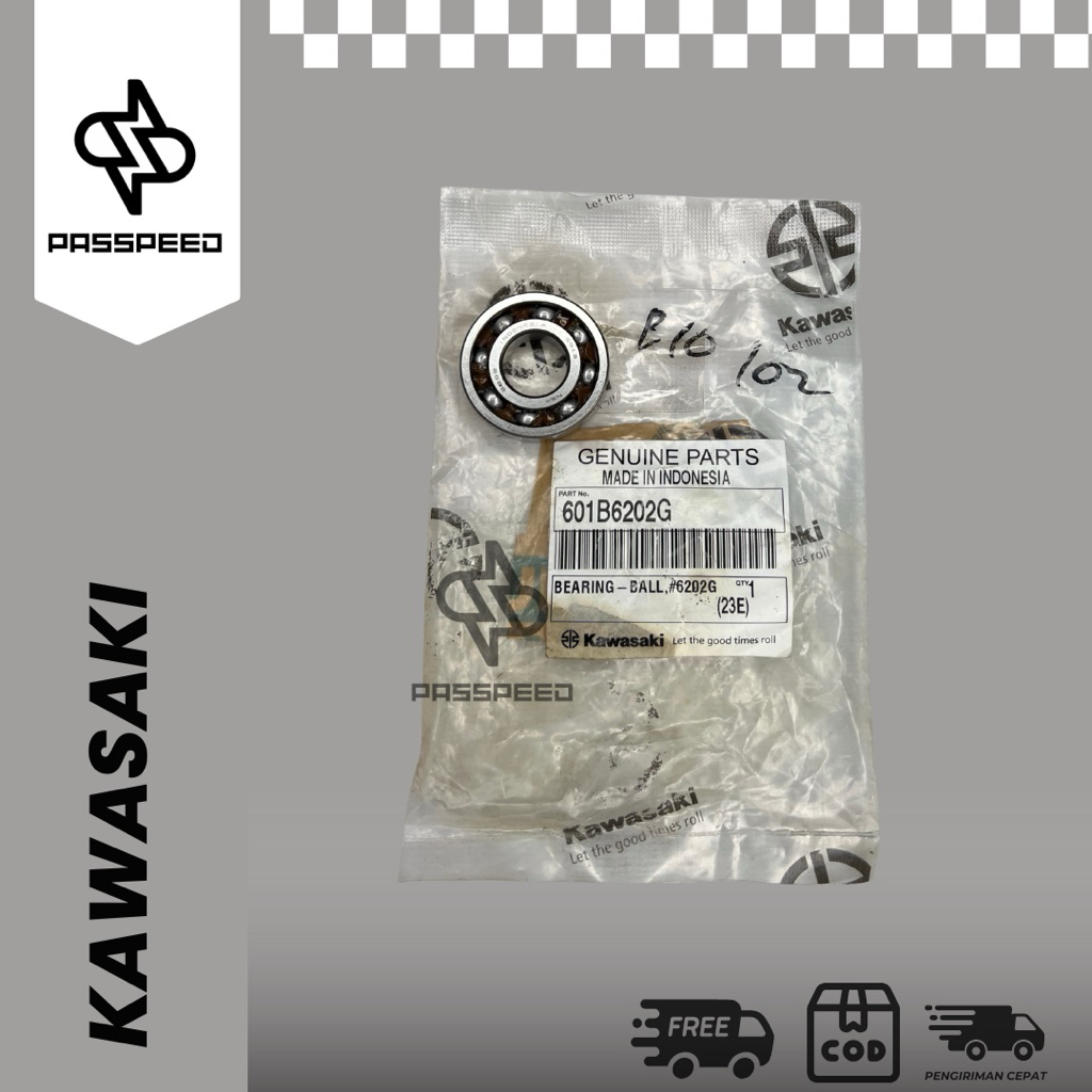 BEARING RASIO 6202 NINJA 150 R SS RR ORIGINAL KAWASAKI 601B6202G