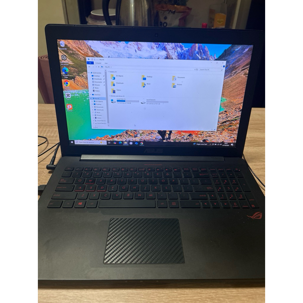 ASUS ROG G550JK , INTEL i7 Gen 4 , Ram 16 GB , GTX 850