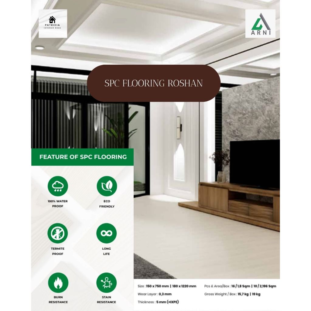 SPC FLOORING ROSHAN | SPC FLOORING MODERN