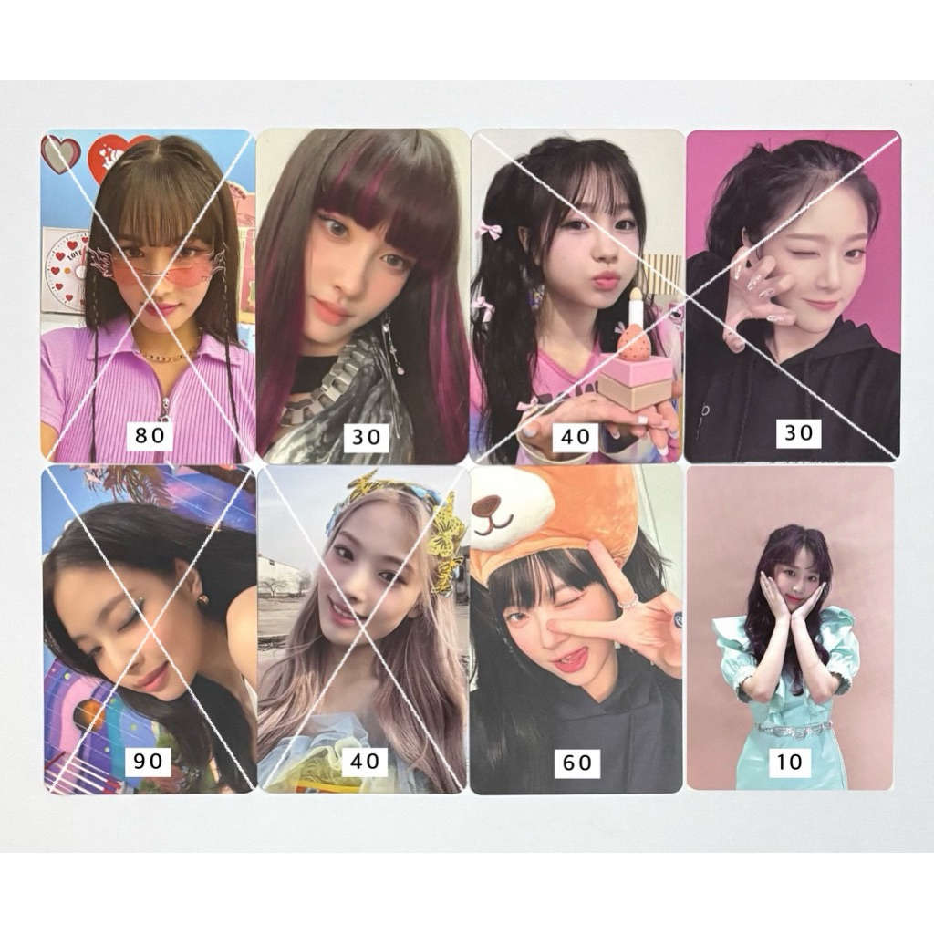 [BACA DESC] wts photocard yoon stayc eunchae le sserafim unforgiven weverse yena izone ar bloomiz i 