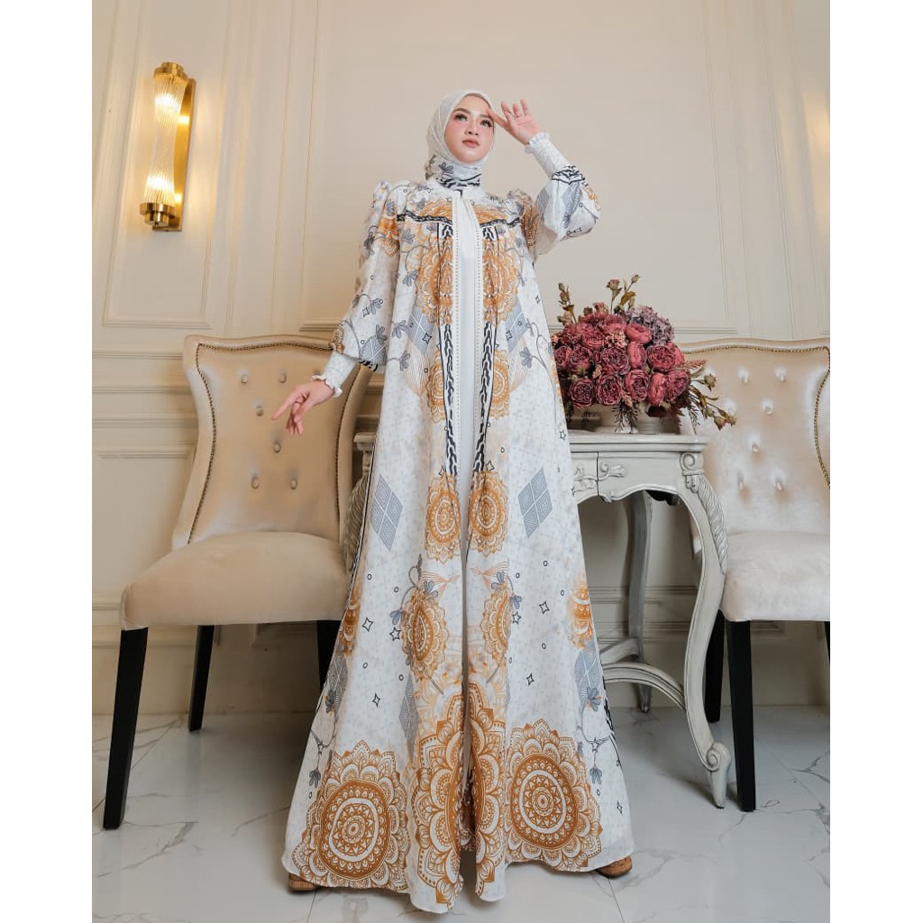 JANNAH SERIES GAMIS SET BY ALYA SYARI