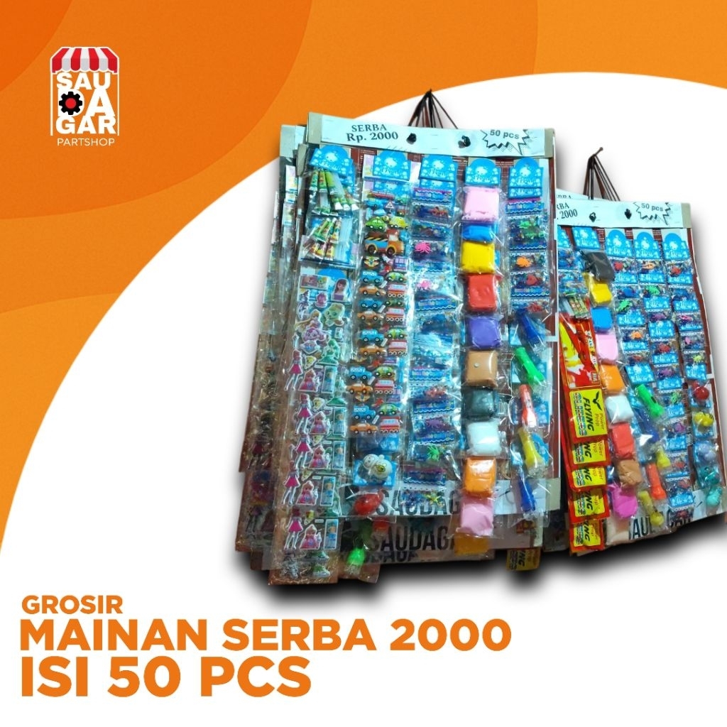 Mainan Anak Serba 2000 Isi 50 pcs