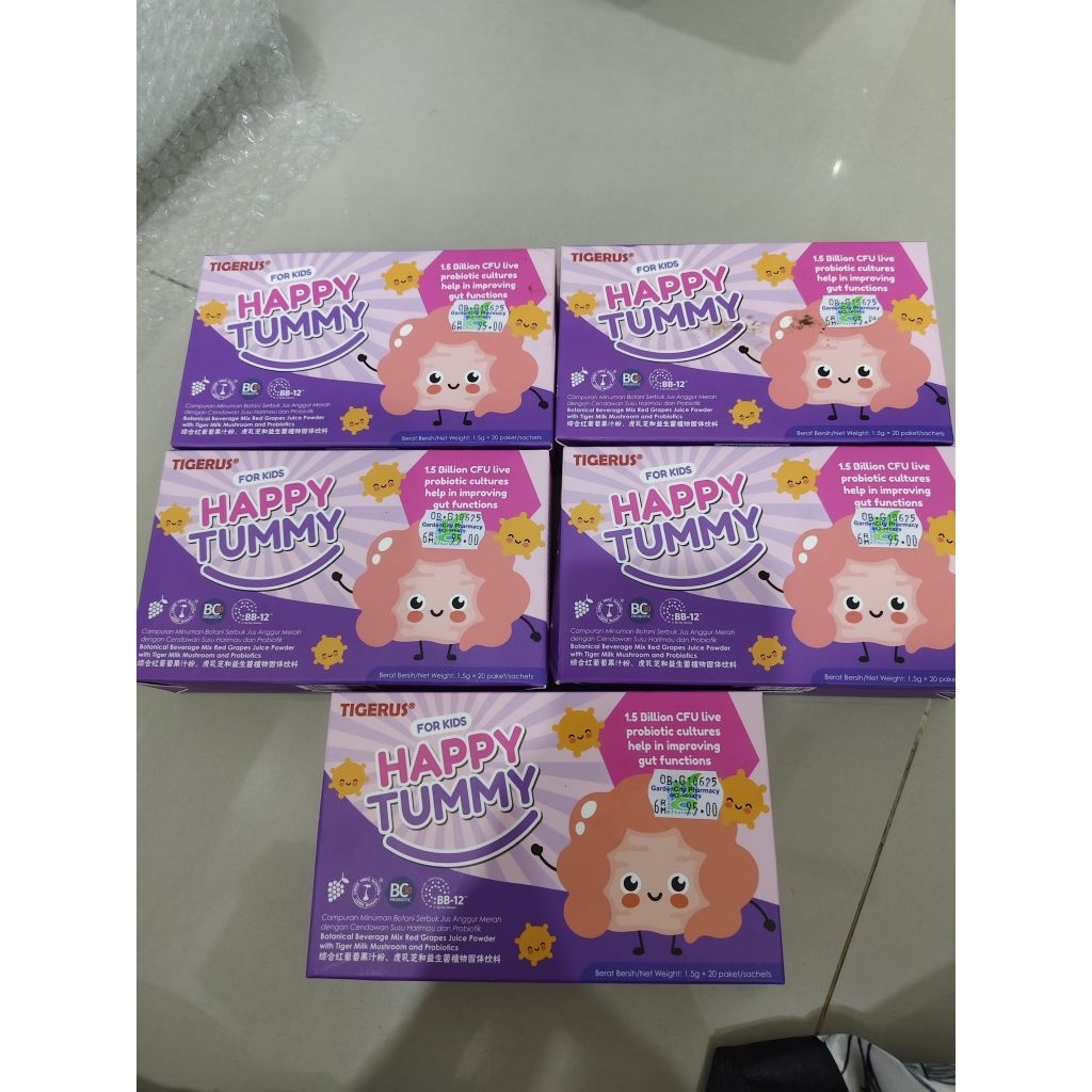 HAPPY TUMMY TIGERUS ORIGINAL MALAYSIA READY STOCK SIAP KIRIM