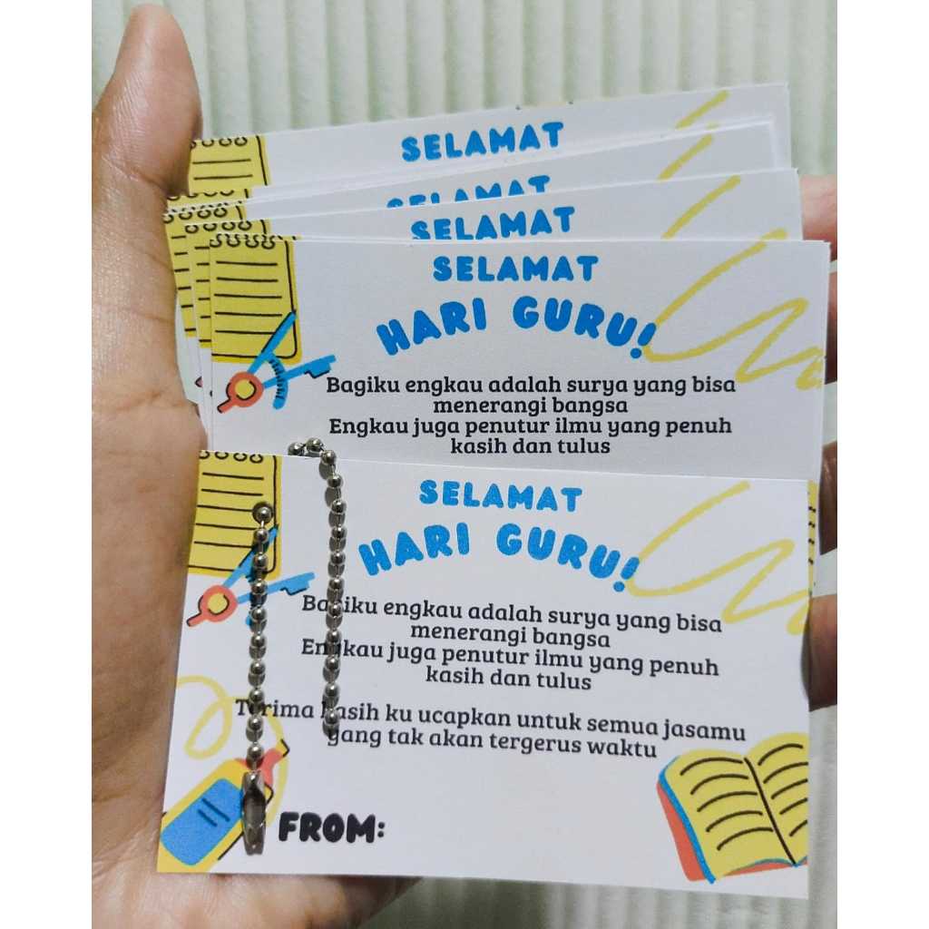 KARTU UCAPAN HARI GURU ATAU KARTU UCAPAN CUSTOM KARTU KOSONG | BLANK CARD | KARTU UCAPAN GREETING CA