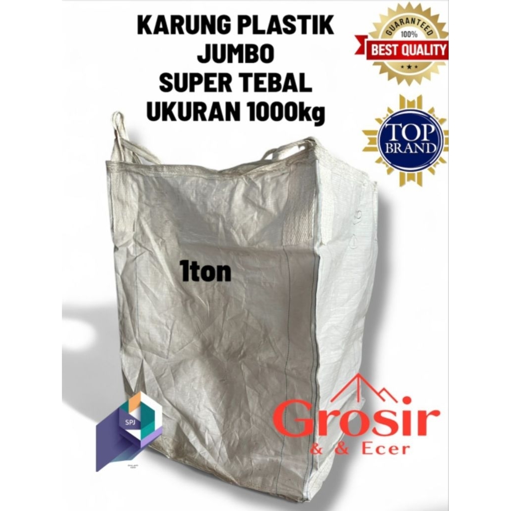 KARUNG PLASTIK  JUMBO bekas TEBAL TEBAL 1TON(1000Kg)