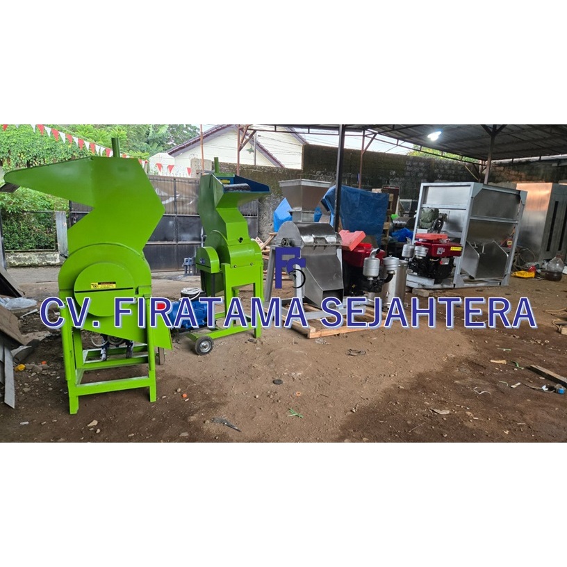 Mesin Pencacah Plastik Tipis Plastik Daunan Penggerak Elektro Motor Listrik - Mesin Pencacah Karung 