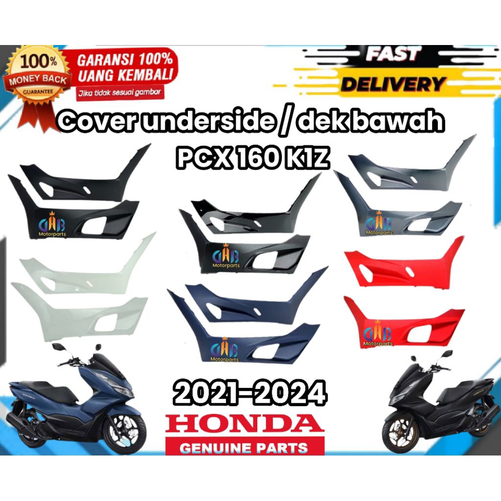 Cover Under Side PCX 160 K1Z Cover R L Floor Side Dek Samping Bawah PCX 160 K1Z Original termurah