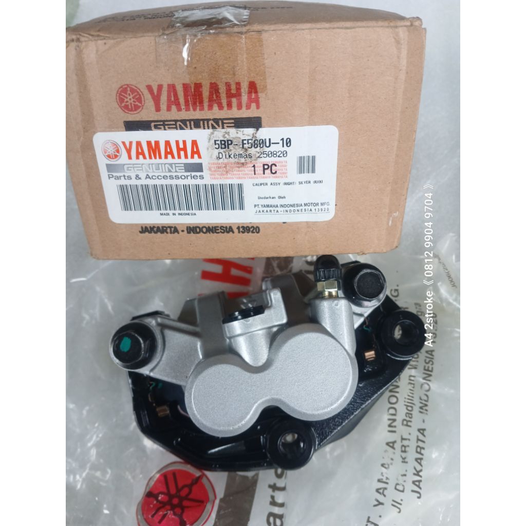 kaliper silver assy rx king new original yamaha