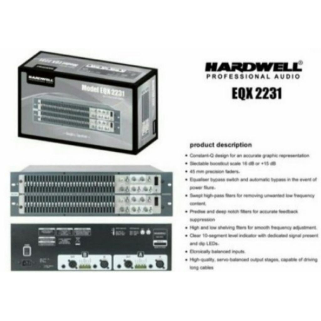 Equalizer HARDWELL EQX2231 EQX 2231 EQX-2231 ORIGINAL High Quality